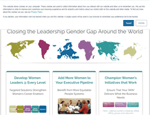 Tablet Screenshot of leadingwomen.biz